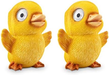 Solar Garden Baby Duckling Decoration (Set of 2) | Outdoor Yard Decor - Lawn Ornaments | Solar Decorative Lights for Patio, Balcony, Deck | Weather Resistant - LED | Housewarming Gift (Set of 2)