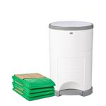 Diaper Dekor EKO Classic Diaper Pail Gift Set | White