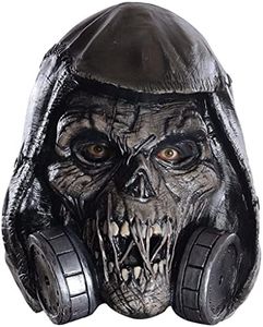 Rubie's Men's Arkham Knight Scarecrow Deluxe Latex Mask, Black, One Size