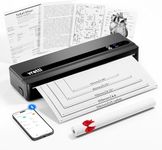 vretti Portable Printer, PB821 Inkless Printer A4, Compatible with Android and iOS, Portable Thermal Machine for Travel, Home, Study, Office