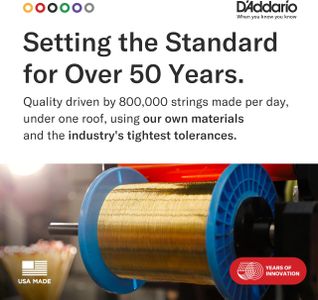 D'Addario Acoustic Guitar Strings, 12-53 Gauge – Phosphor Bronze