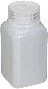 Nalgene 562114-0002 2oz Wide-Mouth Square Bottle, HDPE, Multi