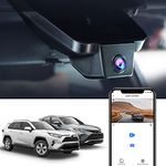 FITCAMX 4K Dash Cam Suitable for Toyota RAV4 2021 2020 2019 LE Limited Premium XLE TRD Hybrid Prime XSE SE Gen5 (Model A), Venza 2021-2024, OEM Look, UHD Video WiFi,Loop Recoding, Plug&Play, 64GB Card