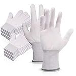 EHDIS Vinyl Wrap Gloves Nylon White