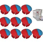 Lipfer Hot/cold Indicator for Faucets, 10 Pcs Universal Hot and Cold Signs Buttons for Kitchen Bathroom Sinks Faucets