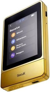 SecuX Neo Gold - Crypto Wallet w/Intuitive Touchscreen, Bluetooth & USB-C, Manage Bitcoin, Ethereum, NFTs, Tokens, & Cryptocurrency with Military-Grade Security and User-Friendly Interface