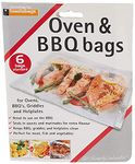 Pack of 6 Oven and BBQ Bags, 21 x 16.5 x 0.08 cm