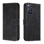 FMPCUON Case for ZTE Axon 30 5G Case Leather Wallet Book Flip Folio Stand View Cover Pouch,Black