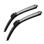MOTIUM OEM QUALITY Premium All-Season Windshield Wiper Blades (26"+19" pair for front windshield)…