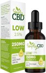 Simply CBD Oil Drops - Low Strength (250mg) - Contains CBD and CBDa - 10ml