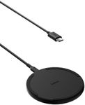 Belkin Wireless Charging Pad 15W - Qi Charger, Charging Station for Apple iPhone 17, iPhone 16/15/14/13 Series, AirPods, Samsung Galaxy S25, Galaxy S24, Pixel - 5ft Cable Included - Black