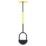 Edger Lawn Tool Half Moon Lawn Edger, Solid Carbon Steel Manual Trimming Shovel for Garden Zoo, Lawn Step Edger for Garden Sidewalk Flower Beds, Saw Tooth Blade Shovel