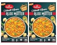 Haldiram's Minute Khana - Ready to Eat Aloo Mutter - 300g (Pack of 2) | Delicious and Convenient Indian Cuisine | Savor the Authentic Taste of Indian Cuisine