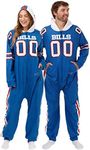 FOCO Buffalo Bills NFL Gameday Ready One Piece Pajamas - XXL