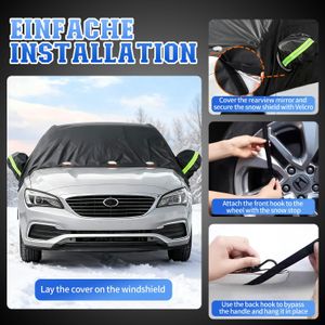iZoeL Magnetic Car Windscreen Cover – Frost and Snow Protection