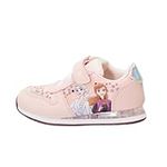 Frozen II Elsa Anna Light up Trainers for Girls (FZ010835, UK Footwear Size System, Little Kid, Numeric, Medium, 8.5)