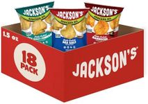 Jackson’s Classic Kettle Potato Chips (Variety Pack, 1.5 oz, Pack of 18) - Made with Premium Avocado Oil, Sea Salt, Salt & Vinegar and BBQ Flavors - Allergen-friendly, Gluten Free, Vegan