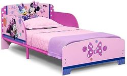 Delta Children Wood and Metal Toddler Bed, Minnie Mouse