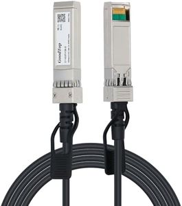 GoodTop 10G SFP+ Twinax Cable, Direct Attach Copper(DAC) Passive Cable, 2m (6.56ft),Compatible with Cisco,Mikrotik, Intel, Fortinet, Netgear, D-Link, Supermicro, TP-Link