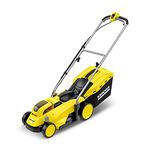 Kärcher 18v Lawn Mower LMO 18-33 Battery Set, Incl. 18v Battery and Fast Charger, Performance: 250m², Cutting Width: 33cm, Adjustable Cutting Height: 35-65mm, Mulching Plug, 35L Catcher Box