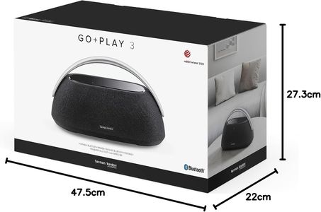 Harman Kardon Go + Play 3 Portable Bluetooth Speaker – Black