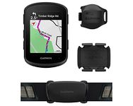 Garmin Edge 840 Bundle, GPS Cycling Computer,Touchscreen & Buttons, Adaptive Coaching, Climbpro Ascent Planner, Cycling Ability and Course Demands, Includes Speed Sensor, Cadence Sensor and Hrm-Dual