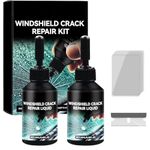 2PCS Windshield Repair kit,2026 New Windshield Repair Kit Window Automotive Windscreen Tool,Suitable for Repairing car windshields, Windows, Mirrors, Glasses, etc.