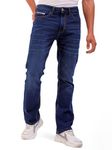 The Indian Garage Co Men's Bootcut Jeans (0622-BTCDNM-07_Blue_34)