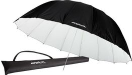 Westcott 4634 7-Feet White with Black Cover Parabolic Umbrella