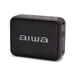 Aiwa BS-200BK: Portable Wireless Bluetooth Speaker, True Wireless Stereo, Waterproof, Black