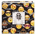 Pioneer Photo Albums Emoji 200 pkt 4x6 Photo Album, Pocket, Black