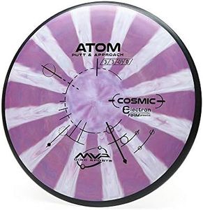MVP Disc Sports Cosmic Electron Firm Atom Putter Golf Disc [Colors May Vary] - 170-175g