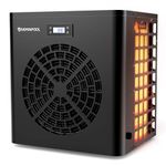 VARMINPOOL 16000BTU Above Ground Pool Heat Pump, Pool Heater for 5400 Gallons, WiFi Smart Control, Titanium Heat Exchanger, 110V Efficient Heating