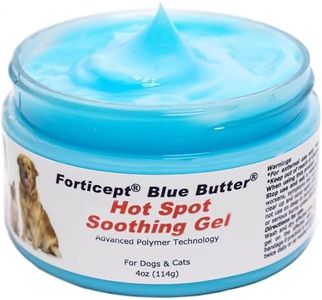 Forticept Blue Butter Antimicrobial Gel, Antiseptic Hydrogel Dogs Wound Care, Dogs & Cats for Hot Spots, Pyoderma, Skin Infections, Rashes, Sores, Wounds, Burns | 4 OZ