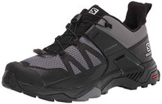 SALOMON Men's X Ultra 4 Low Rise Hiking Boots, Quiet Shade Black Quiet Shade, 9 UK