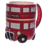 Puckator London Red Routemaster Bus Ceramic Shaped Mug, Tea Coffee Hot Drinks, Decorative Gift Box, Home Kitchen Office Height 10cm Width 13.5cm Depth 8.5cm