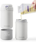 WONDBORN Portable Bottle Warmer for Travel - Instant Heating, Dishwasher Safe, 30W Fast Charge, Long Battery Life,1°F Precise Temp Control, 17 Oz Capacity, Baby Milk Warmer for Breastmilk & Formula