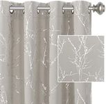 Smarcute Blackout Curtains Foil Pri