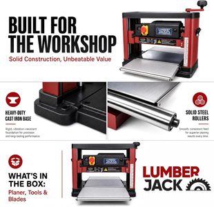 Lumber Jack 330mm Thicknesser – Heavy Duty Wood Planer