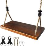 EXTFANS Wood Tree Swing Seat, Woode