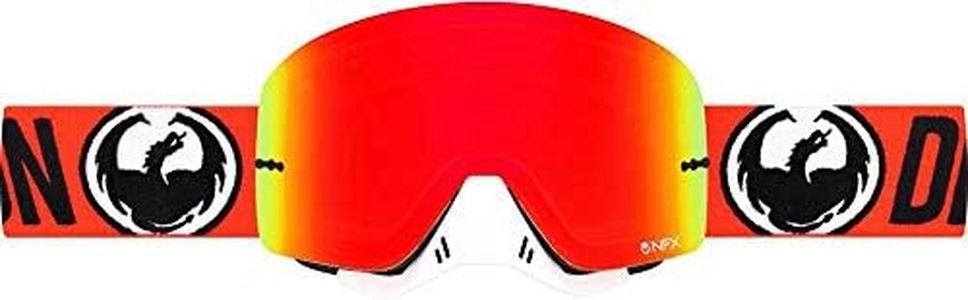 Dragon Alliance 228686429732 NFX Goggle Flash Orange w/Yellow Red Ion Lens