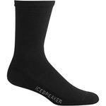 Icebreaker Women's Lite Crew Socks (Black, Medium)