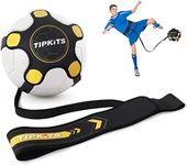 Tipkits Soccer Training Equipment for Kids Adults, Solo Soccer Trainer Belt, with Upgraded Leather Fixation