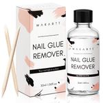 Makartt Nail Glue Remover for Press on Nails, 30ML Nail Tips and Acrylic Nail Polish Remover Easy Removal Debonder for Glue on Nail Tips Non-Toxic