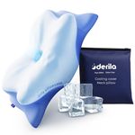 Derila Ergo Cooling Pillow Case, Memory Foam Pillow Cooling Cover for Hot Sleepers, Breathable Design, Cooling Effect. Perfect for Derila Ergo 21.26 x 14.17 x 4.72 in Pillow. Cover Only.
