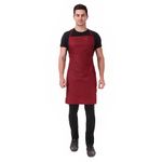 KODENIPR CLUB Mens and Womens Chef Cooking Kitchen Apron (Non-Waterproof, Maroon, 2)