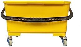 30L Window Flat Mop Bucket, Commercial, Microfiber Buck,Magic, Microfiber Bucket,Heavy-Duty,Compact,Easy Cleaning,Multi-Compartment,with Wheels,Floor,Lazy,Self Cleaning