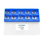 CDBP 11mm Square Straight Carbide Inserts for Woodturning, 11x11x2.0mm for Replacement Cutter Knives for Woodworking Roughing Tool, 10pcs