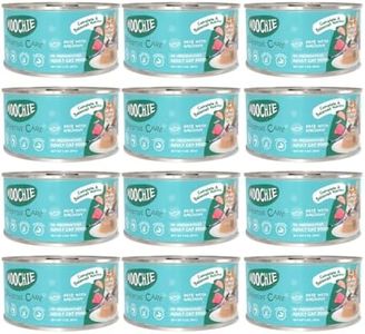 MOOCHIE Digestive Care Grain Free Wet Cat Food — Anchovy, Chicken, Tuna & Beef Liver - No Artificial Flavors or Preservatives - 12 × 3 oz cans
