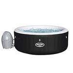 Lay-Z-Spa 54123-BNNX16AB02 Miami Hot Tub, Airjet Inflatable Spa, 2-4 Person - Black